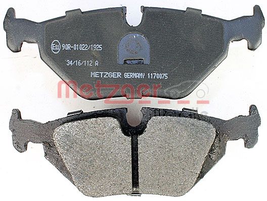 METZGER 1170075 Bremsbelagsatz, Scheibenbremse
